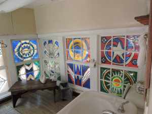 Windows painted by DH Lawrence