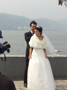 On the shores of Lake Dianchi